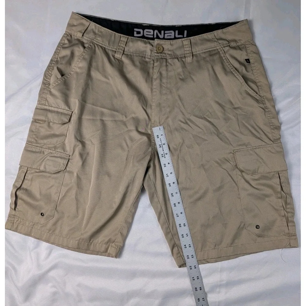 Denali Men's Cargo Shorts Size 36 Sandstone Performance Stretch Hiking
